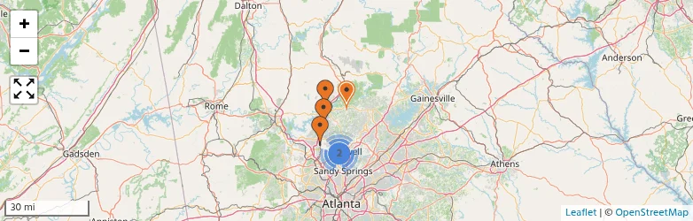 Related schools map