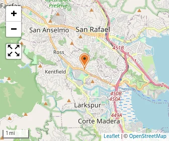 Map of Marin Catholic High School