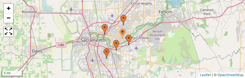 Related schools map