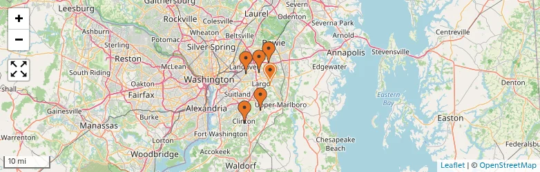 Related schools map