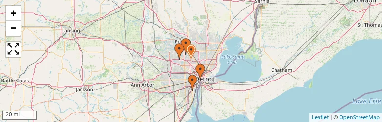 Related schools map