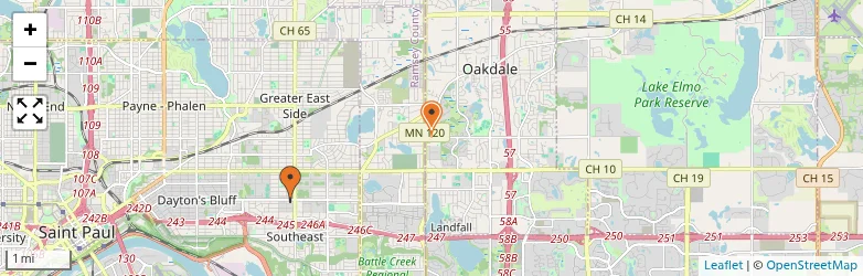 Related schools map