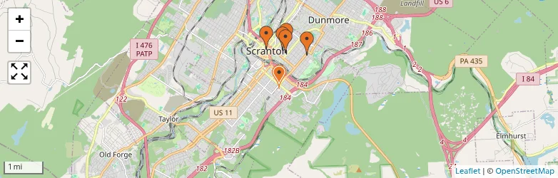 Related schools map