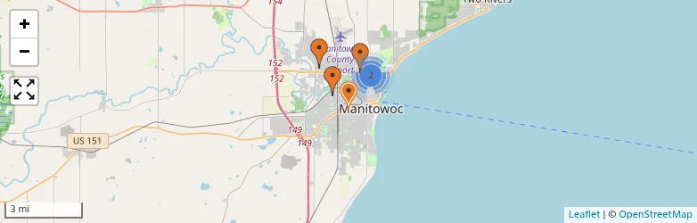 Related schools map
