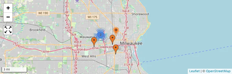 Related schools map