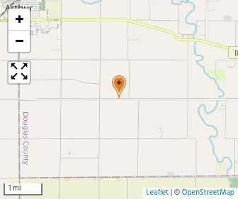 Map of Prairie Lane Amish School