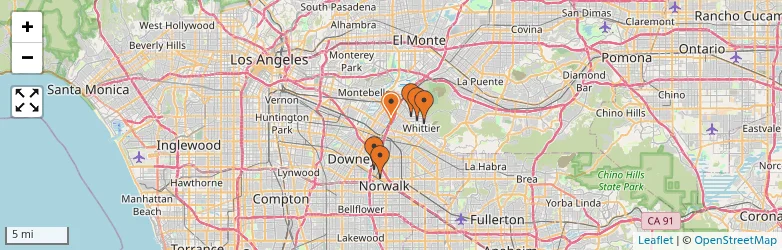 Related schools map