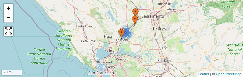 Related schools map