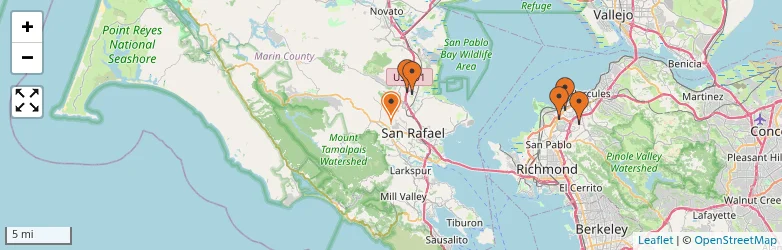Related schools map