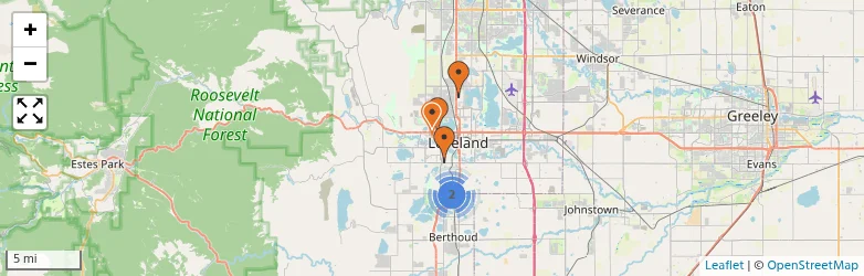 Related schools map