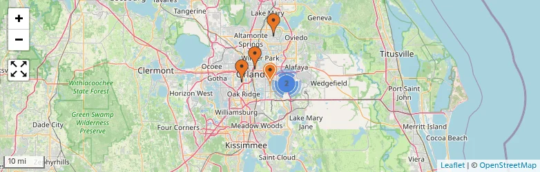 Related schools map