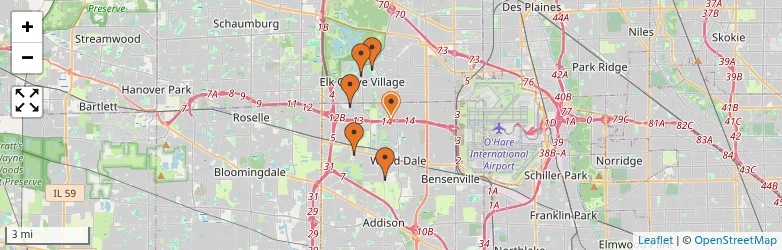 Related schools map
