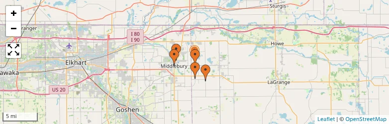 Related schools map