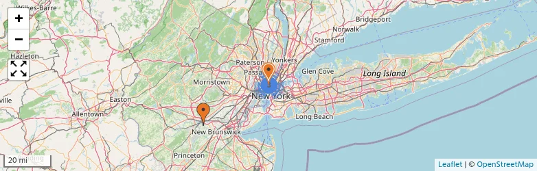 Related schools map