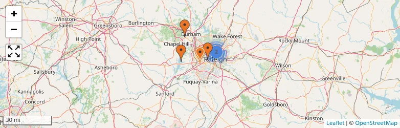 Related schools map