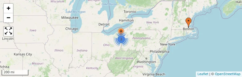 Related schools map