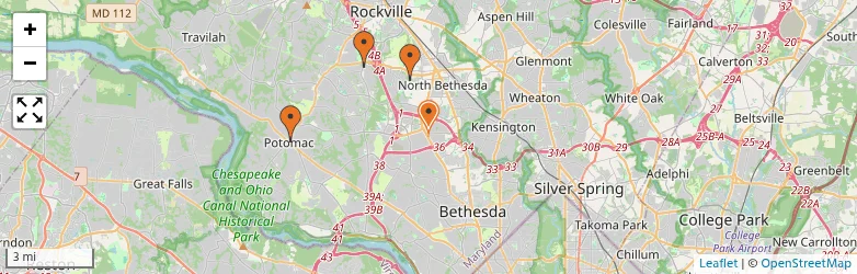 Related schools map