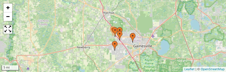 Related schools map