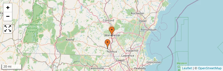 Related schools map