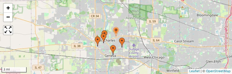 Related schools map