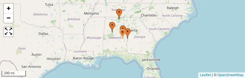 Related schools map