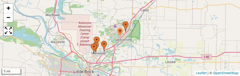 Related schools map
