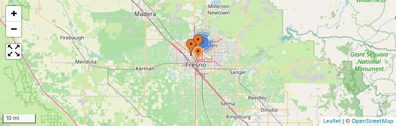 Related schools map