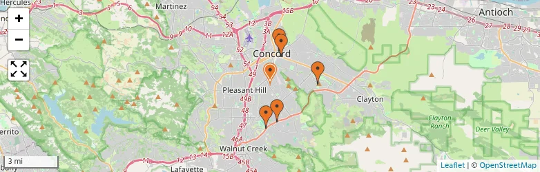 Related schools map