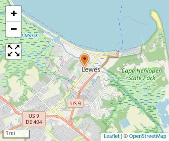 Map of Bethel Preschool Of Lewes Inc