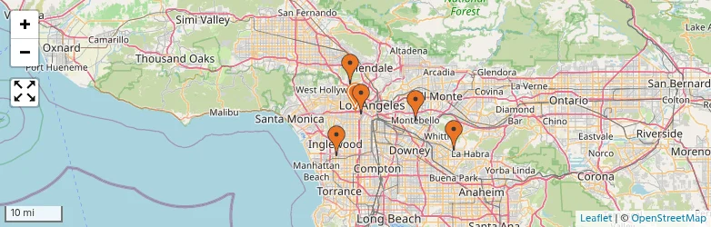 Related schools map