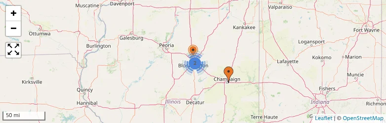 Related schools map