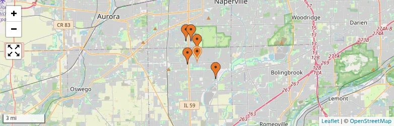 Related schools map