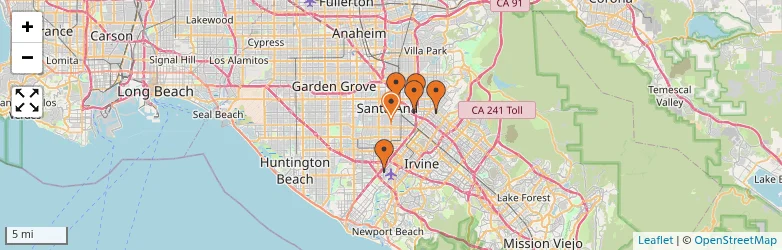 Related schools map