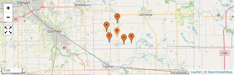 Related schools map