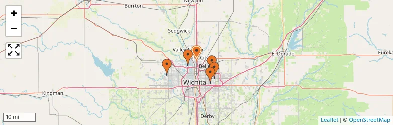 Related schools map