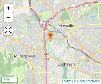 Map of Milford Mill Church Child Development Center