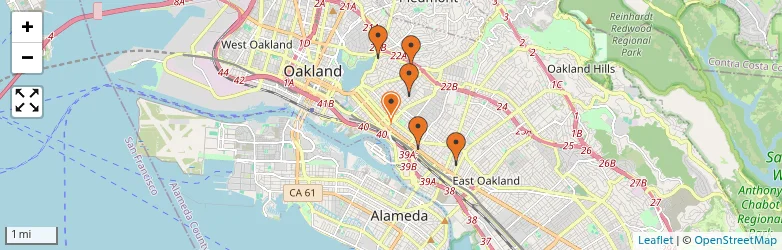 Related schools map