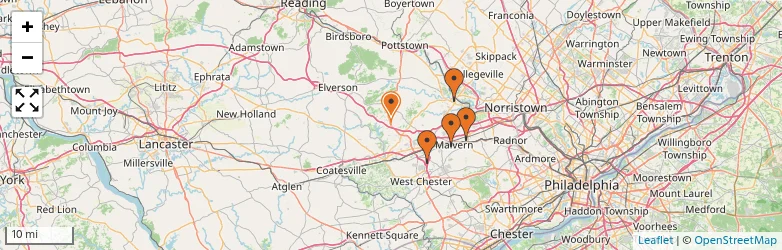 Related schools map
