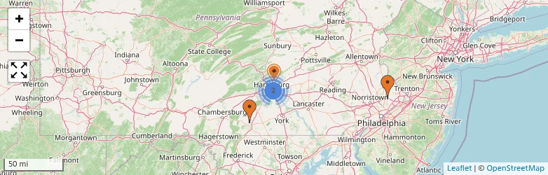 Related schools map
