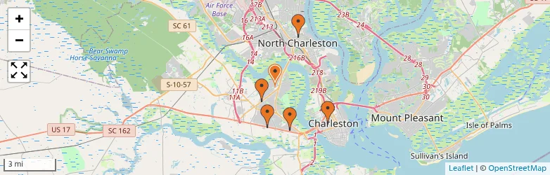 Related schools map