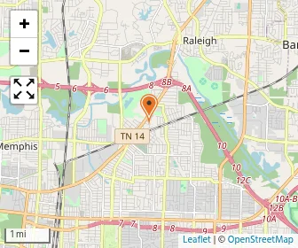 Map of Memphis Heritage Christian School