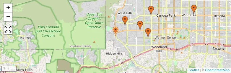 Related schools map