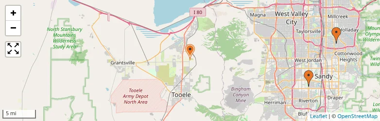 Related schools map