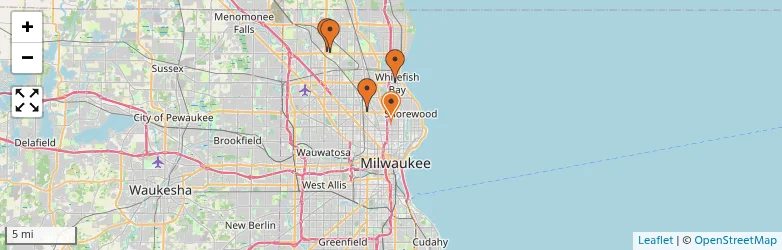 Related schools map