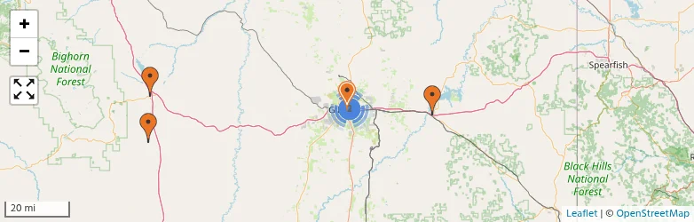 Related schools map