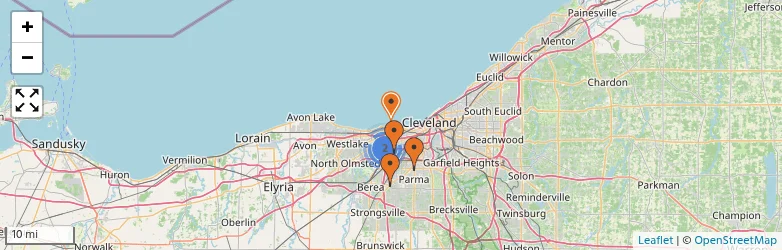 Related schools map