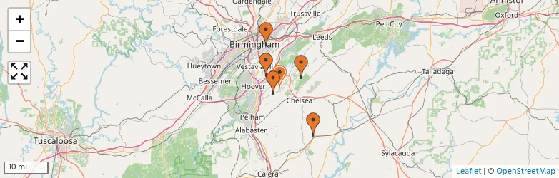 Related schools map