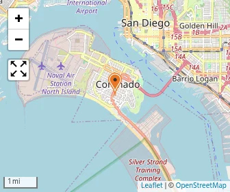 Map of Montessori School Of San Diego At Coronado