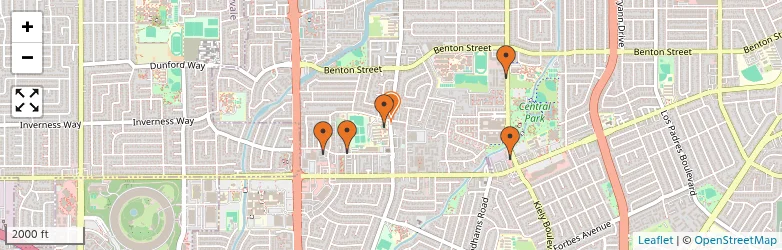Related schools map