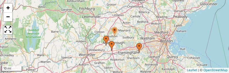 Related schools map